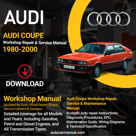 Audi Coupe vehicle service guide Audi Coupe repair instructions Audi Coupe vehicle troubleshooting Audi Coupe Mrepair procedures Audi Coupe maintenance manual Audi Coupe vehicle service manual Audi Coupe repair information Audi Coupe maintenance guide