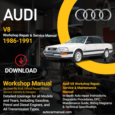 Audi V8 vehicle service guide Audi V8 repair instructions Audi V8 vehicle troubleshooting Audi V8 repair procedures Audi V8 maintenance manual Audi V8 vehicle service manual Audi V8 repair information Audi V8 maintenance guide