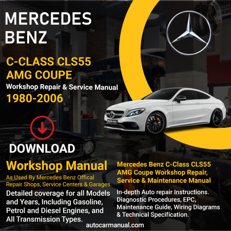 Mercedes Benz C-Class CLS55 AMG Coupe vehicle service guide Mercedes Benz C-Class CLS55 AMG Coupe repair instructions Mercedes Benz C-Class CLS55 AMG Coupe vehicle troubleshooting Mercedes Benz C-Class CLS55 AMG Coupe repair procedures Mercedes Benz C-Class CLS55 AMG Coupe maintenance manual Mercedes Benz C-Class CLS55 AMG Coupe vehicle service manual Mercedes Benz C-Class CLS55 AMG Coupe repair information Mercedes Benz C-Class CLS55 AMG Coupe maintenance guide