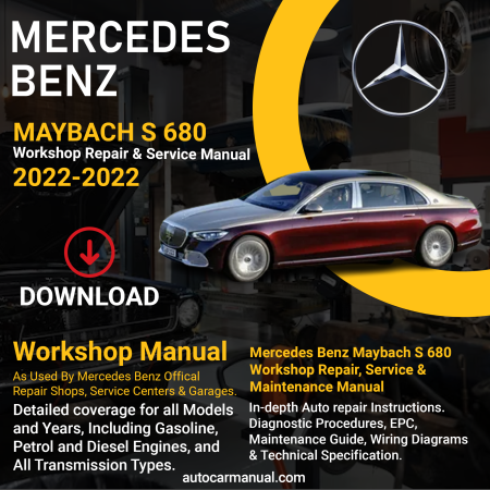 Mercedes Benz Maybach S 680 service guide Mercedes Benz Maybach S 680 repair instructions Mercedes Benz Maybach S 680 vehicle troubleshooting Mercedes Benz Maybach S 680 Mrepair procedures Mercedes Benz Maybach S 680 maintenance manual Mercedes Benz Maybach S 680 vehicle service manual Mercedes Benz Maybach S 680 repair information Mercedes Benz Maybach S 680 maintenance guide