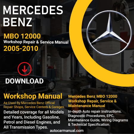 Mercedes Benz MBO 12000 service guide Mercedes Benz MBO 12000 repair instructions Mercedes Benz MBO 12000 vehicle troubleshooting Mercedes Benz MBO 12000 Mrepair procedures Mercedes Benz MBO 12000 maintenance manual Mercedes Benz MBO 12000 vehicle service manual Mercedes Benz MBO 12000 repair information Mercedes Benz MBO 12000 maintenance guide