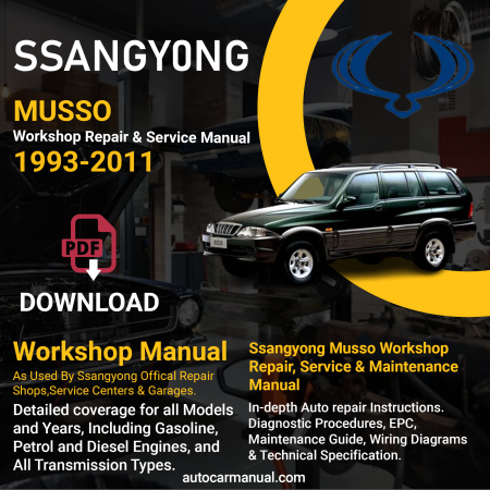 Ssangyong Musso repair manual Ssangyong Musso maintenance manual Ssangyong Musso vehicle service guide Ssangyong Musso repair instructions Ssangyong Musso maintenance tips Ssangyong Musso vehicle troubleshooting Ssangyong Musso repair procedures Ssangyong Musso maintenance manual Ssangyong Musso vehicle service manual Ssangyong Musso repair information Ssangyong Musso maintenance guide